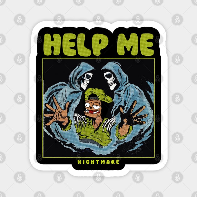 help me - nightmare Magnet by antonimus