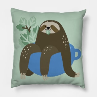 Monday Slothday Pillow