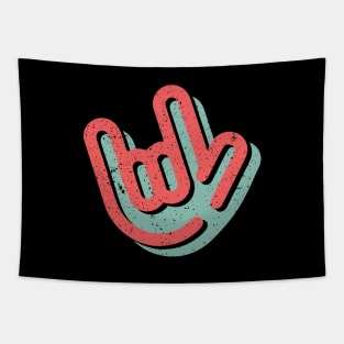 I Love You - Deaf Sign Language Hand Tapestry