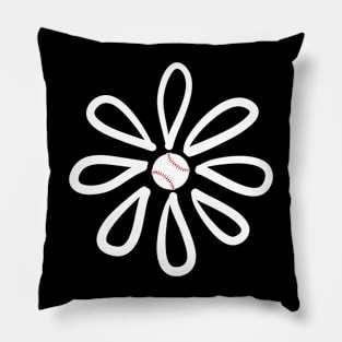 Baseball shirts, Flower Daisy baseball center Pillow