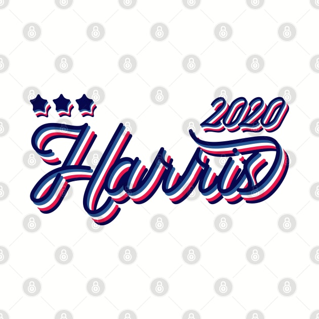 Kamala Harris 2020, Presidential Candidate - cool red white and blue vintage style. by YourGoods