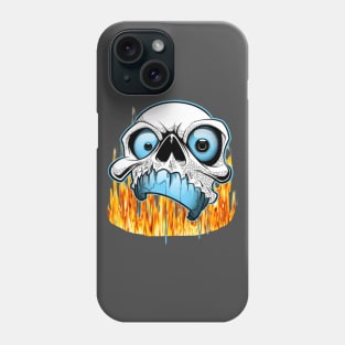 Fire skull Phone Case