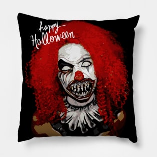 Happy Halloween with Clown ! Pillow