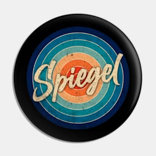 Personalized Name Spiegel Classic Styles Anime 70s 80s 90s Pin