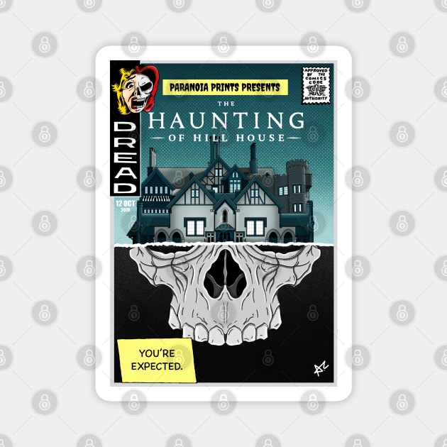 THE HAUNTING OF HILL HOUSE Cover Magnet by Paranoia Prints