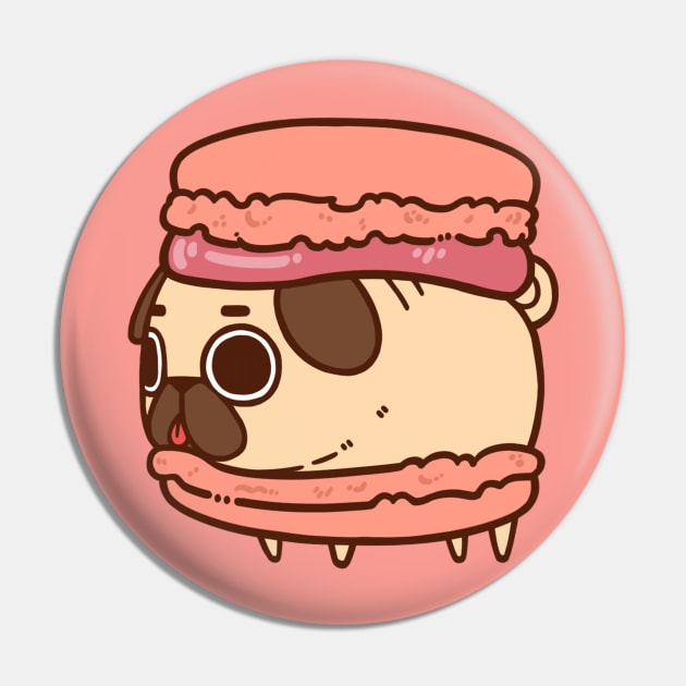 Macaron Puglie Pin by Puglie Pug 