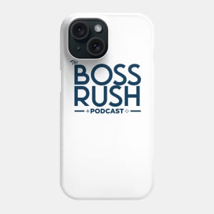 The Boss Rush Podcast Logo (Navy Blue) Phone Case