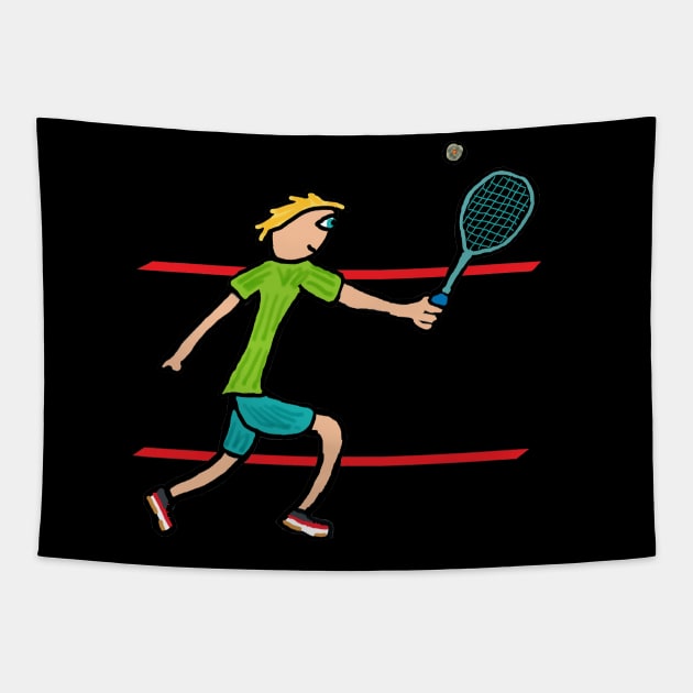 Squash Tapestry by Mark Ewbie