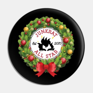 Overwatch Junkrat Wreath Pin