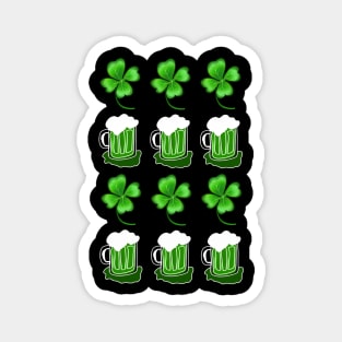 IRISH and GARGLE Pattern Magnet