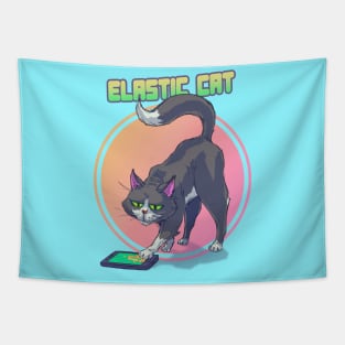 ELASTIC CAT Tapestry