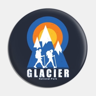 Hiking in Glacier National Park Pin