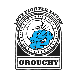 Grouchy - Love Fighter Smurf T-Shirt