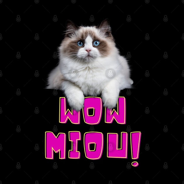 wow miou cat lover style by PrintsHessin