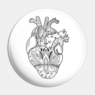 Mandala anatomy heart Pin