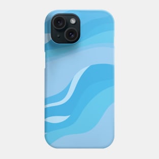 Abstract blue seamless pattern #6 Phone Case