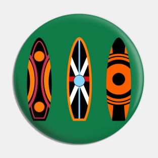 Maasai African Surf Board Designs Pin
