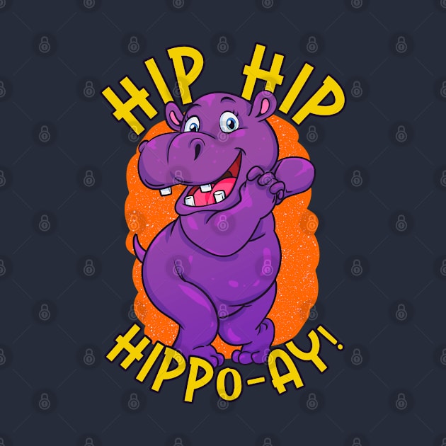 Purple Hippo by DebbiesDashingDesigns