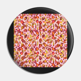 Autumn Leaves Pattern Pin