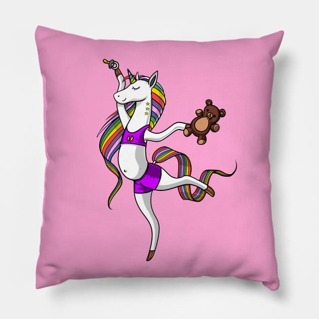 Unicorn Mom Pillow by underheaven