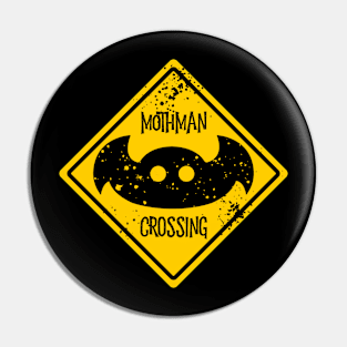 Mothman Crossing Pin