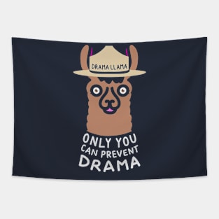 THE ACTUAL Original Smokey Llama Only You Can Prevent Drama Shirt Tapestry