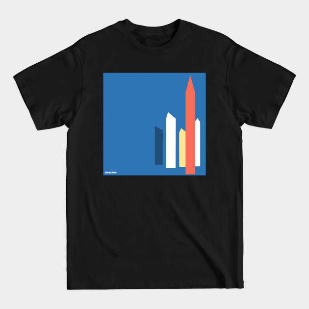 Discover satellite towers by barragan - Architecture - T-Shirt