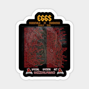 Eggs World Tour Magnet