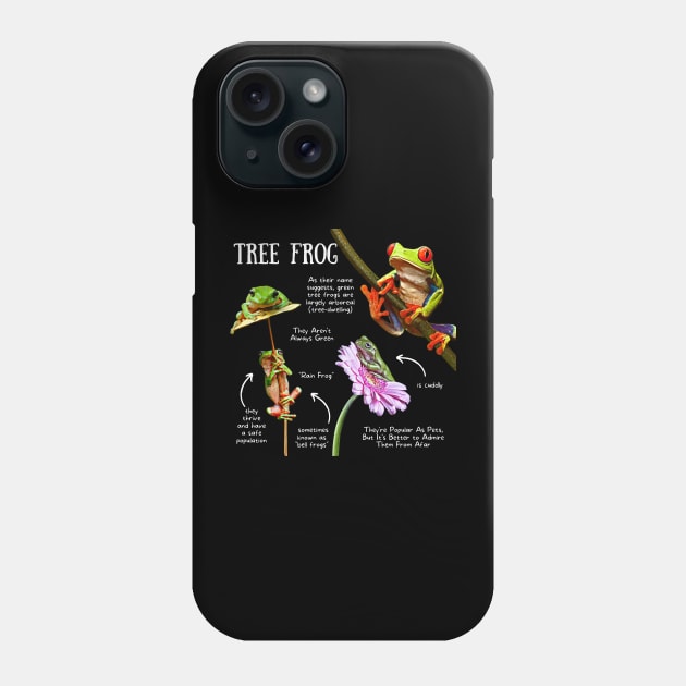Animal Facts - Tree Frog Phone Case by Animal Facts and Trivias