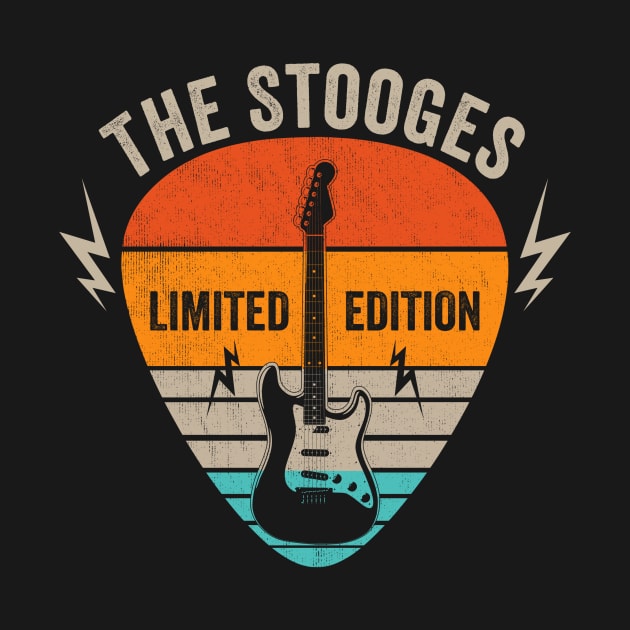 Vintage Stooges Name Guitar Pick Limited Edition Birthday by Monster Mask