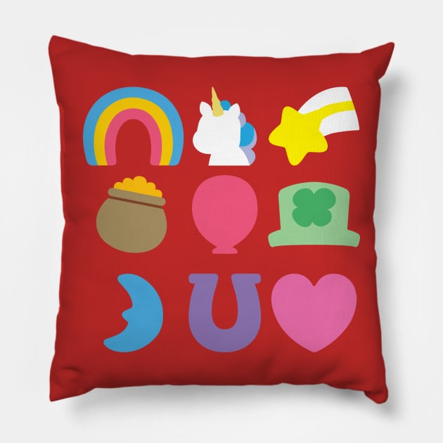 A Set of Lucky Charms Pillow by imlying