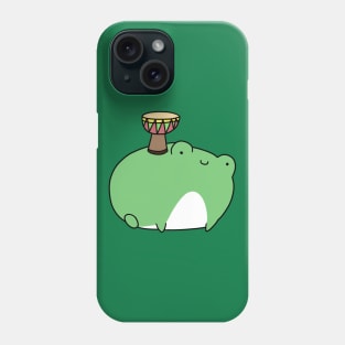 Frog Playing Djembe Phone Case