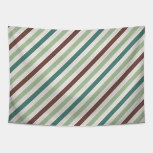 Geometric Diagonal Pattern Tapestry