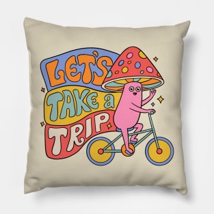 LET'S TAKE A TRIP Pillow