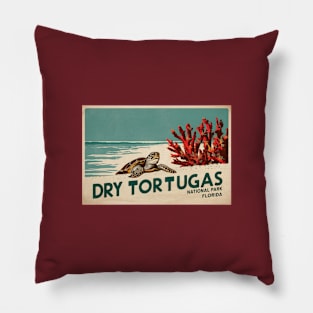 Coral - Dry Tortugas National Park Pillow