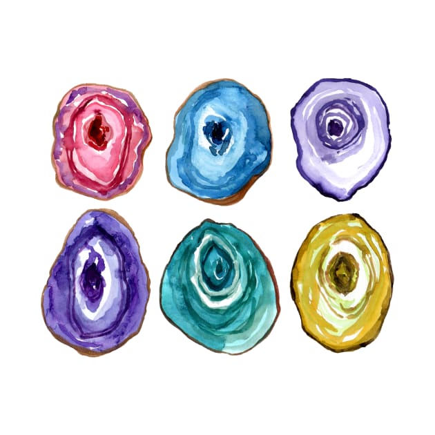 Agate slices by KaylaPhan