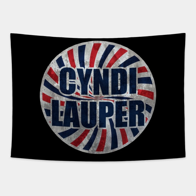 Cyndi lauper Tapestry by Nocturnal illustrator 