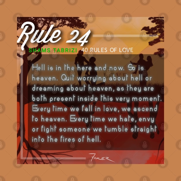 40 RULES OF LOVE - 24 by Fitra Design