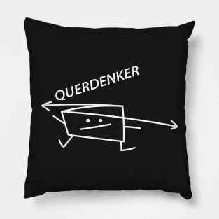 Funny lateral thinker Pillow