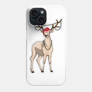 Reindeer Christmas Fairy lights Phone Case