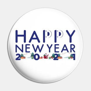 Happy New Year Pin