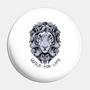 'Wild For Life' Environment Awareness Shirt Pin