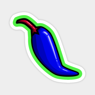 Spicy Blue Pepper Magnet