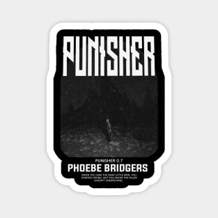 punisher vintage black fanart 4 Magnet