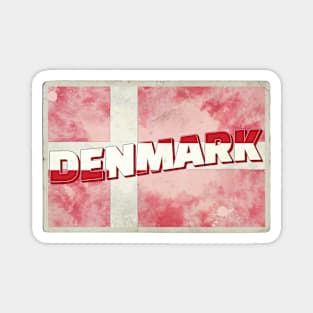 Denmark Vintage style retro souvenir Magnet