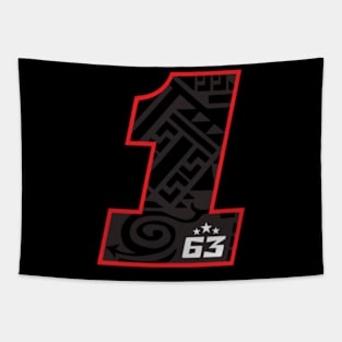 Pecco Bagnaia Rider Number Tapestry