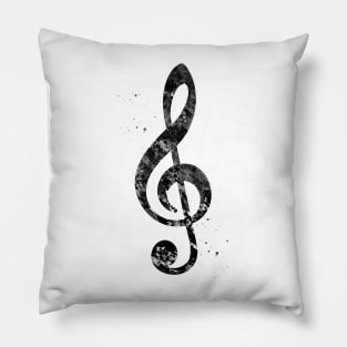 Treble Clef Pillow