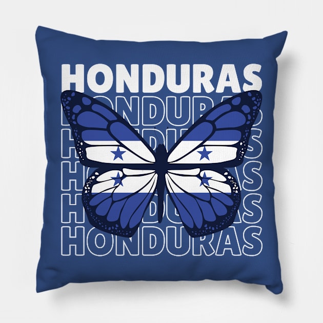 I Love Honduras // Honduran Flag // Honduran Pride Pillow by SLAG_Creative