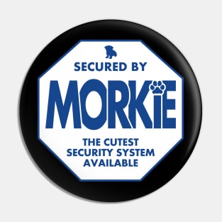 Morkie Security System - White Pin