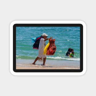 Beach Seller, Acapulco, Mexico. Magnet